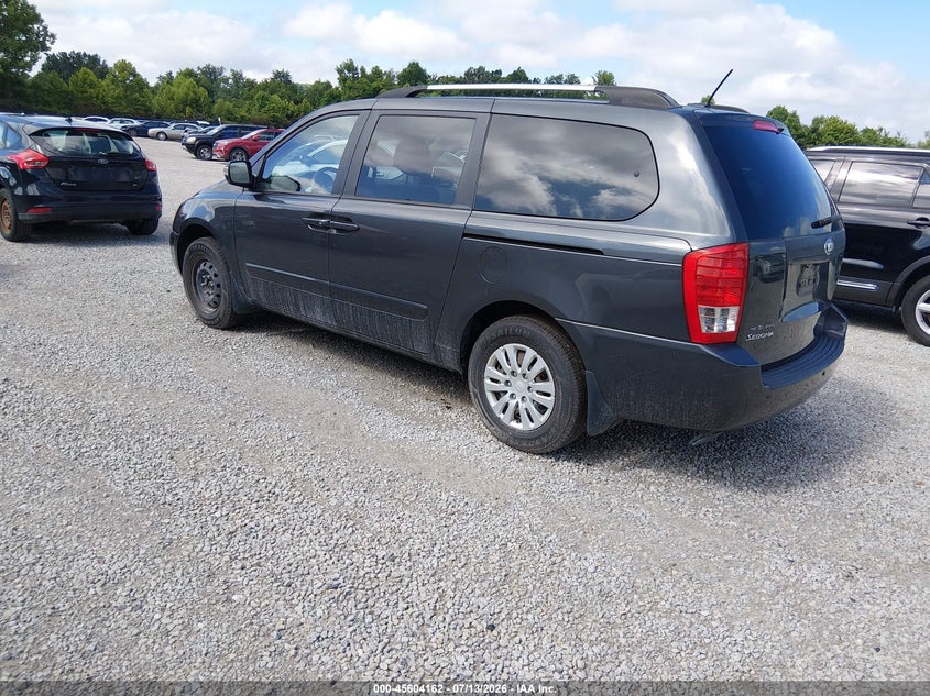 Vin: kndmg4c74e6574165, lot: 46102585, kia sedona lx 20143