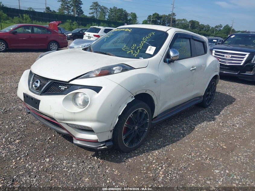 Vin: jn8df5mv8et150533, lot: 46102625, nissan juke nismo rs 20142