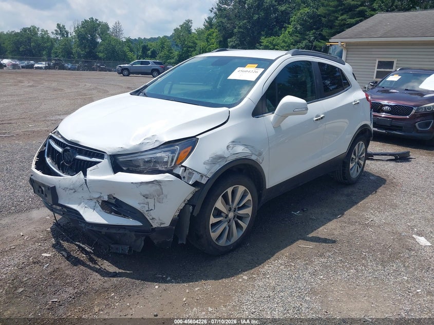 Vin: kl4cjasb9kb716315, lot: 46102649, buick encore fwd preferred 20192