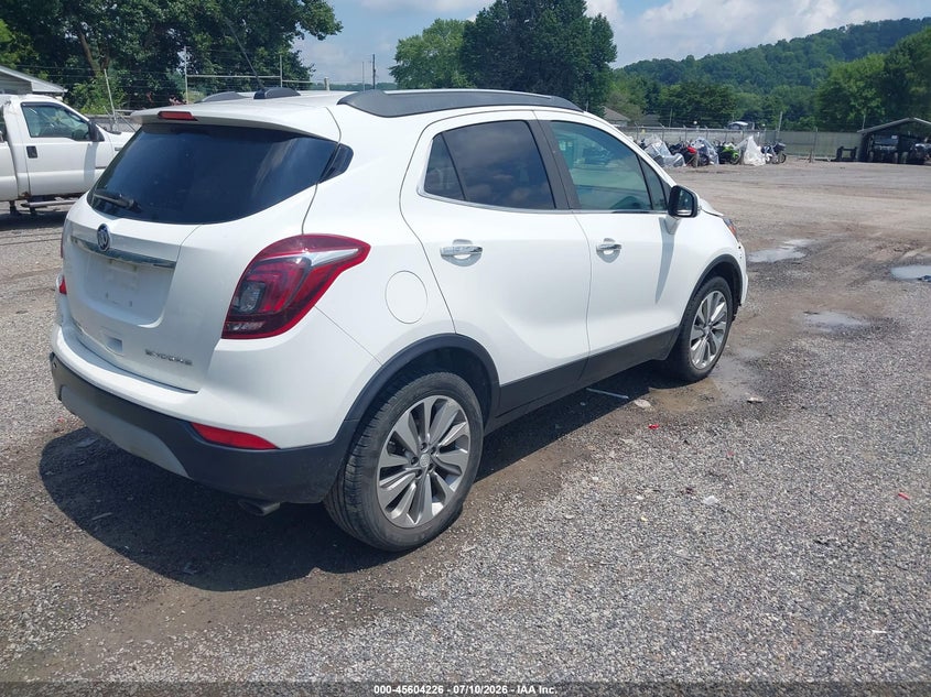 Vin: kl4cjasb9kb716315, lot: 46102649, buick encore fwd preferred 20194