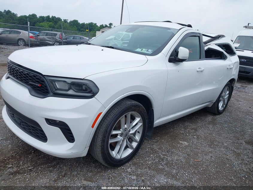 Vin: 1c4rdjdg2nc105220, lot: 46102685, dodge durango gt plus awd 20222