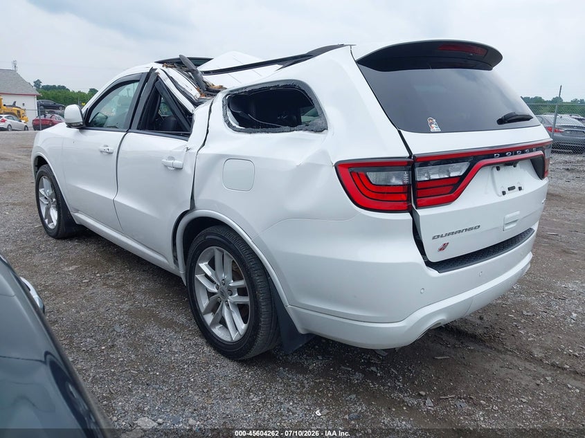 Vin: 1c4rdjdg2nc105220, lot: 46102685, dodge durango gt plus awd 20223