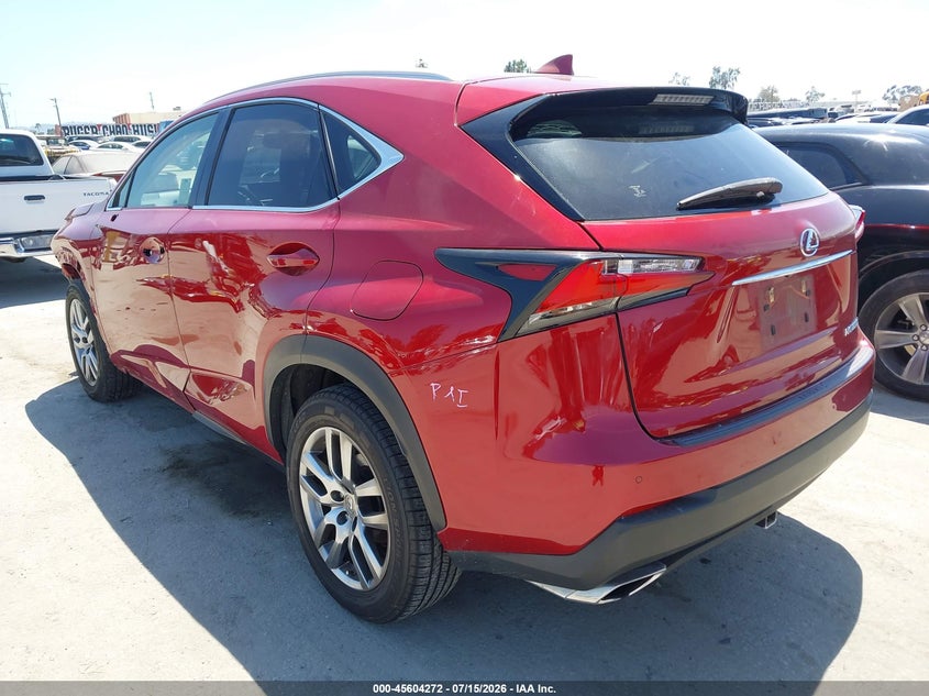Vin: jtjyarbz6g2028896, lot: 46102695, lexus nx 200t 20163