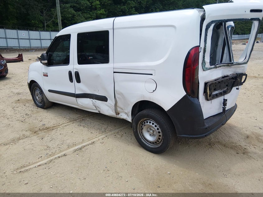 Vin: zfberfab2h6f48014, lot: 46102696, ram promaster city tradesman 20173