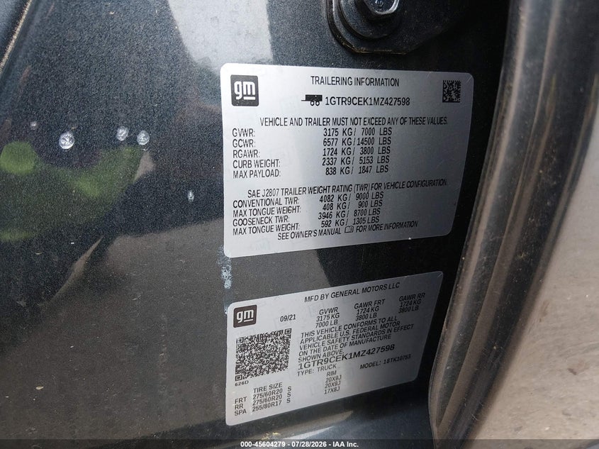 GMC SIERRA 1500 - zdjęcie 9