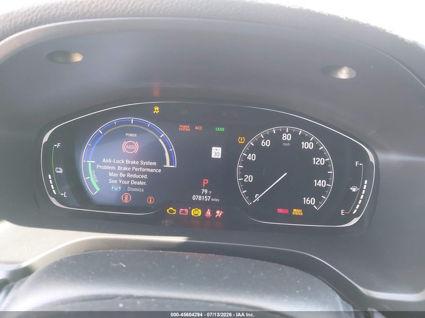 2022 Honda Insight Touring VIN: 19XZE4F96NE007586 Lot: 45604294
