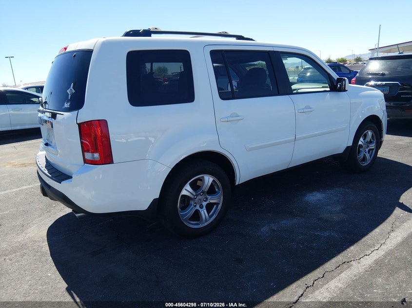 Vin: 5fnyf3h51eb015330, lot: 46102721, honda pilot ex-l 20144