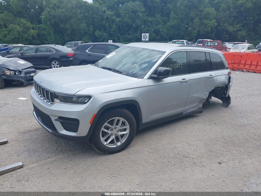 Vin: 1c4rjhag1t8567872, lot: 46102722, jeep grand cherokee laredo 4x4 20262