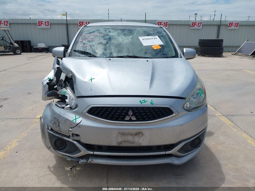 2019 Mitsubishi Mirage Es VIN: ML32A3HJ7KH015686 Lot: 45604349