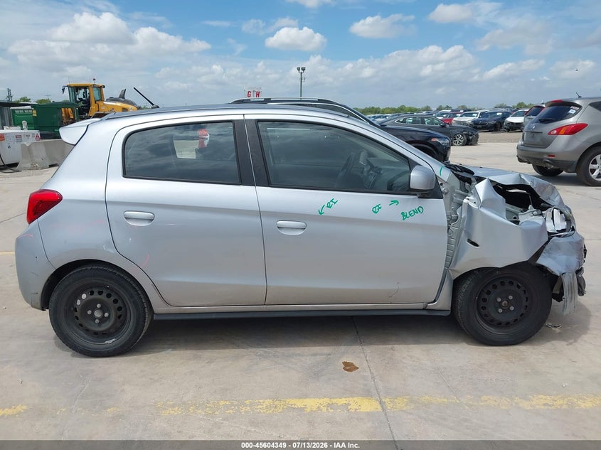 2019 Mitsubishi Mirage Es VIN: ML32A3HJ7KH015686 Lot: 45604349