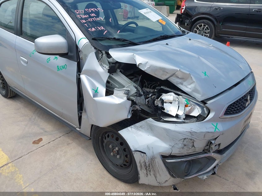 2019 Mitsubishi Mirage Es VIN: ML32A3HJ7KH015686 Lot: 45604349
