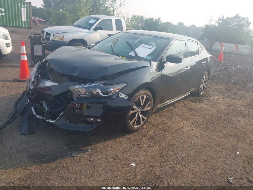 2017 Nissan Maxima, Front End, IAAI, VIN 1N4AA6AP6HC363550 — photo 2