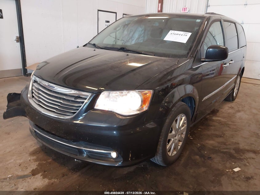 Vin: 2c4rc1bg8gr158245, lot: 46102862, chrysler town & country touring 20162