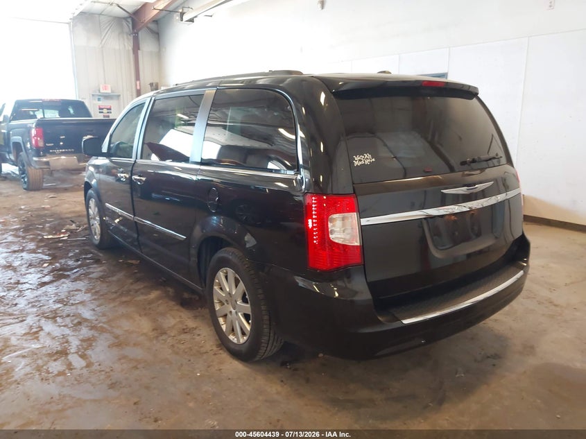 Vin: 2c4rc1bg8gr158245, lot: 46102862, chrysler town & country touring 20163