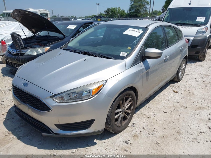 Vin: 1fadp3k22jl295766, lot: 46102881, ford focus se 20182