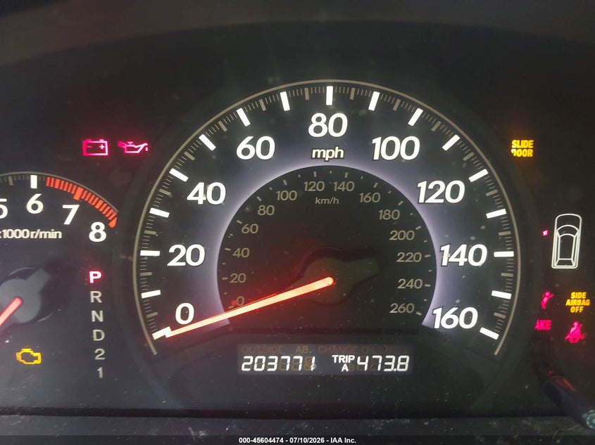 2007 Honda Odyssey Ex-L VIN: 5FNRL38727B110013 Lot: 45604474