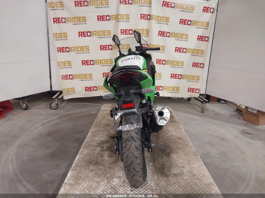 2025 Kawasaki Ex500 A/B VIN: ML5EXGJ19SDA69585 Lot: 45604479