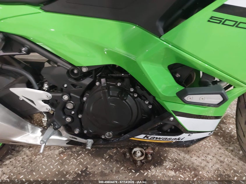 2025 Kawasaki Ex500 A/B VIN: ML5EXGJ19SDA69585 Lot: 45604479