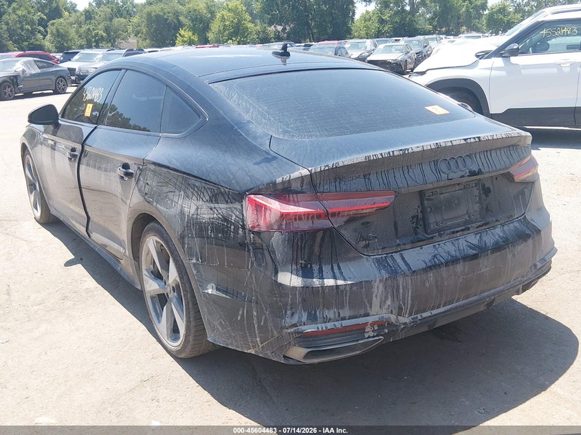 Vin: waufacf58ma054624, lot: 46102906, audi a5 sportback premium plus 45 tfsi quattro s tronic 20213