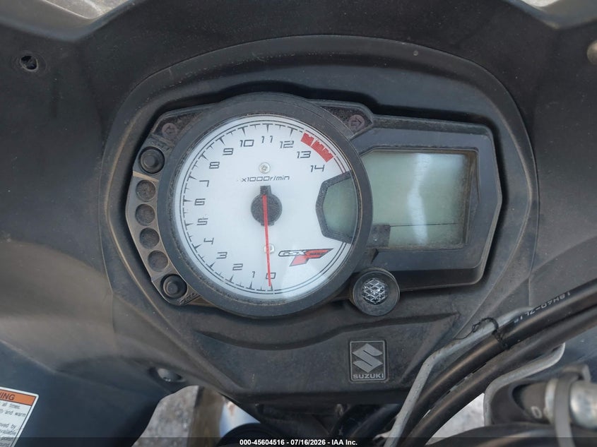 2008 Suzuki Gsx650 F VIN: JS1GP74A482103180 Lot: 45604516