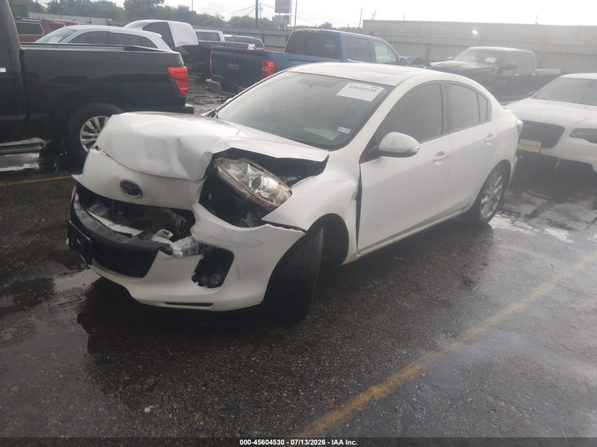 Vin: jm1bl1w52c1525455, lot: 46102953, mazda mazda3 s grand touring 20122