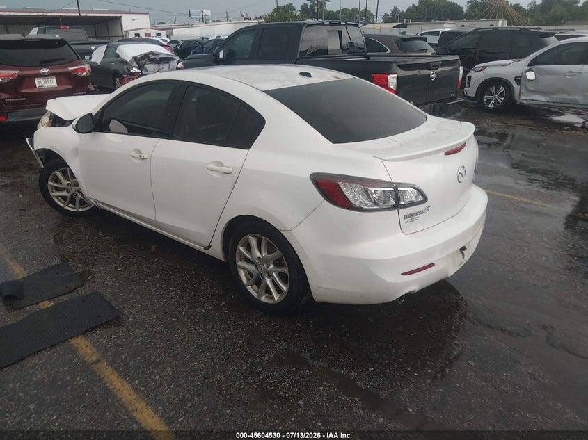 Vin: jm1bl1w52c1525455, lot: 46102953, mazda mazda3 s grand touring 20123