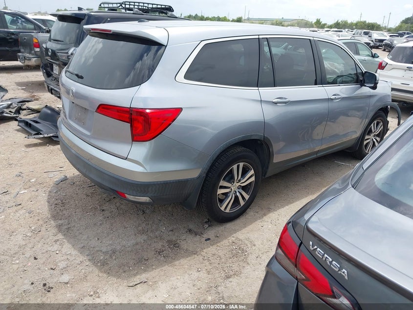 Vin: 5fnyf5h66hb046095, lot: 46102970, honda pilot ex-l 20174