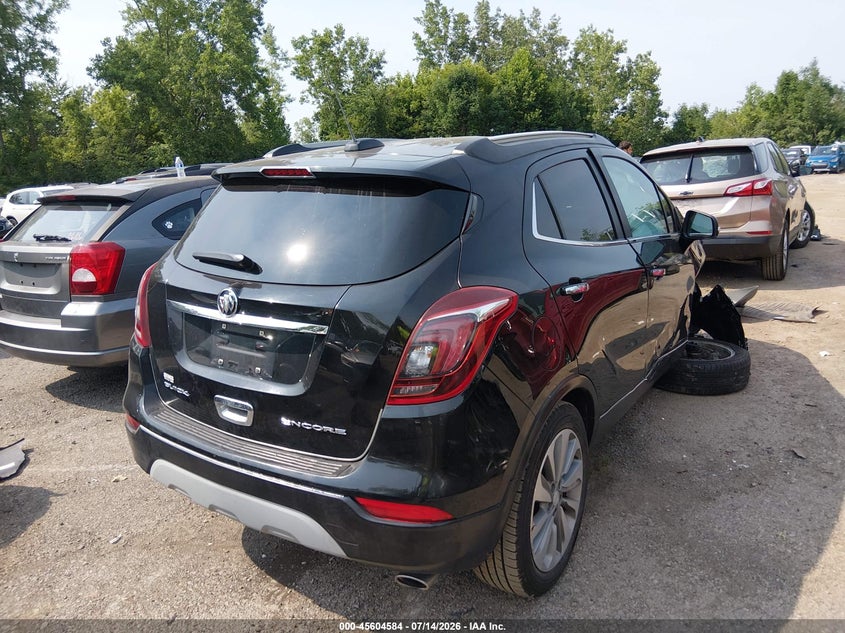 Vin: kl4cjasb3jb633820, lot: 46103008, buick encore preferred 20184