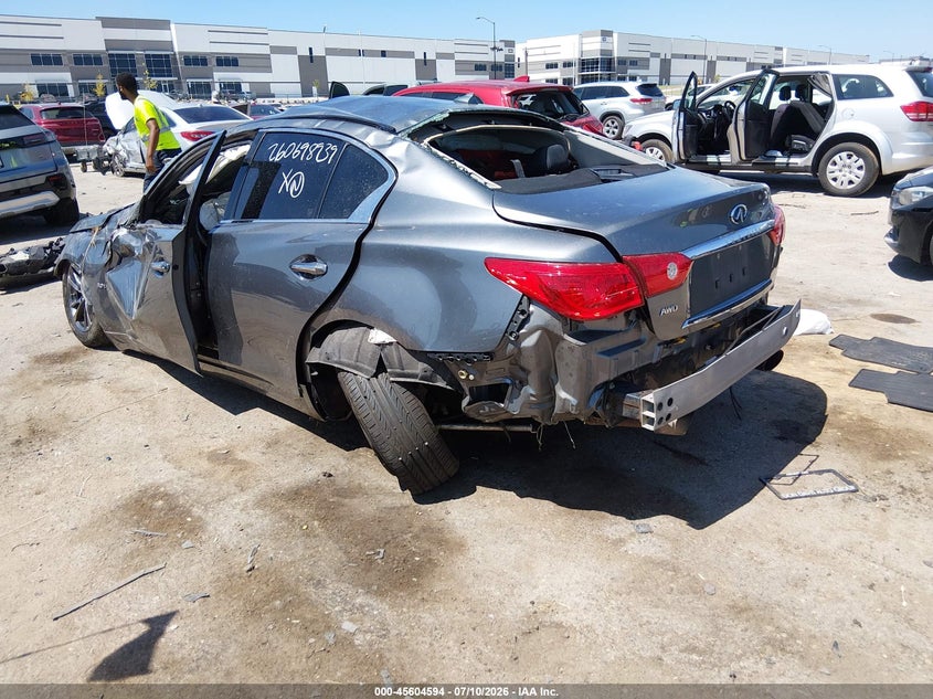 Vin: jn1ev7ar9hm841559, lot: 46103015, infiniti q50 3.0t signature edition 20173