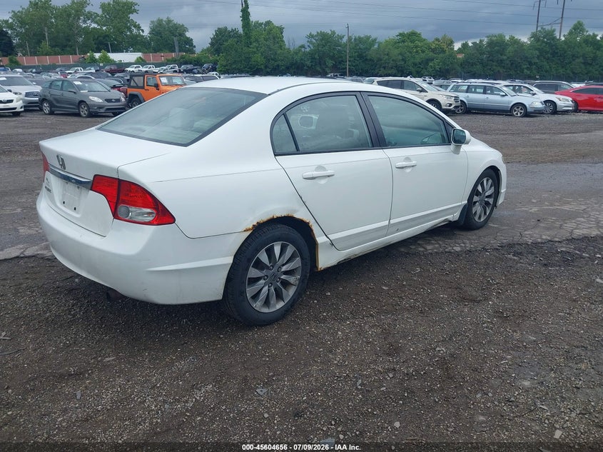 2009 HONDA CIVIC SEDAN 1.8L I-4 VVT, 140HP