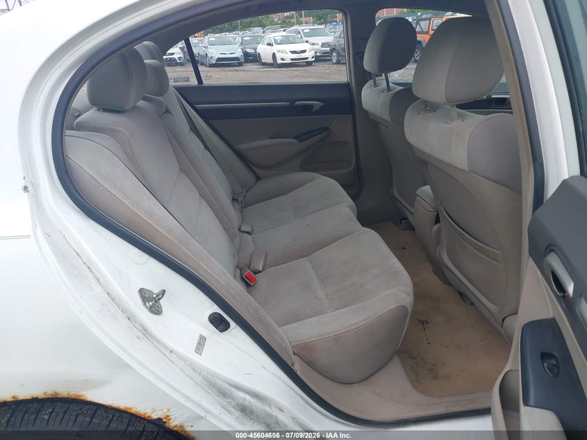 2009 HONDA CIVIC SEDAN 1.8L I-4 VVT, 140HP