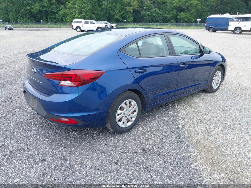 Vin: 5npd74lf5lh601299, lot: 46103085, hyundai elantra se 20204