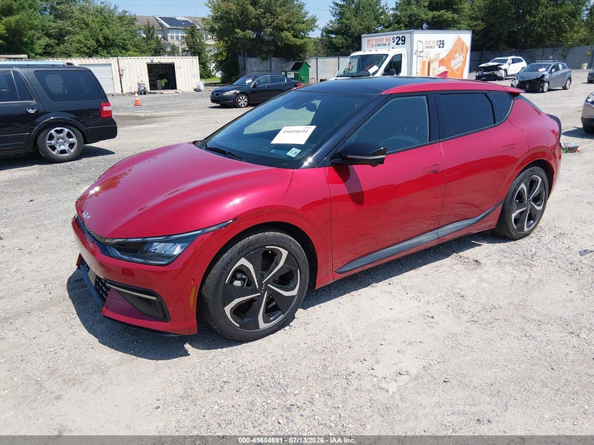 Vin: kndc4dlc9p5144562, lot: 46103114, kia ev6 gt-line 20232