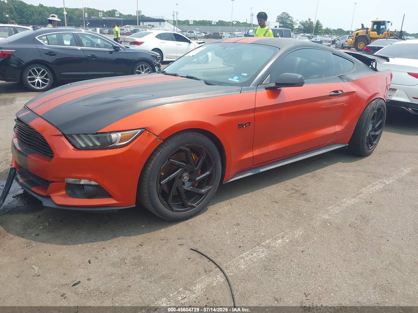 2016 Ford Mustang, Удар сзади, IAAI, VIN 1FA6P8CF4G5227764 — фото 2