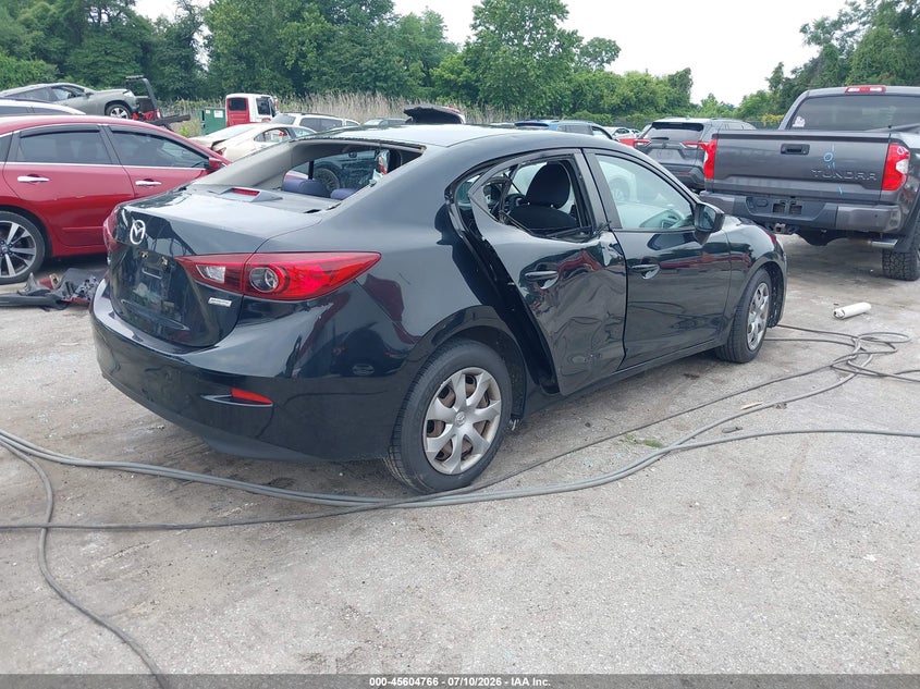Vin: jm1bm1t73e1158040, lot: 46103189, mazda mazda3 i sv 20144