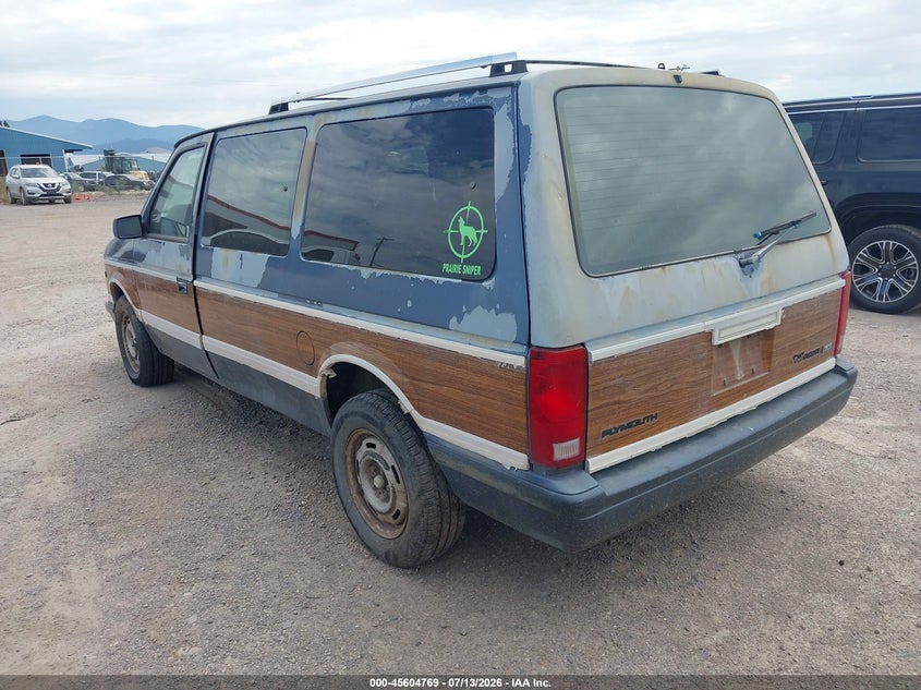 1990 PLYMOUTH GRAND VOYAGER auction photo 3