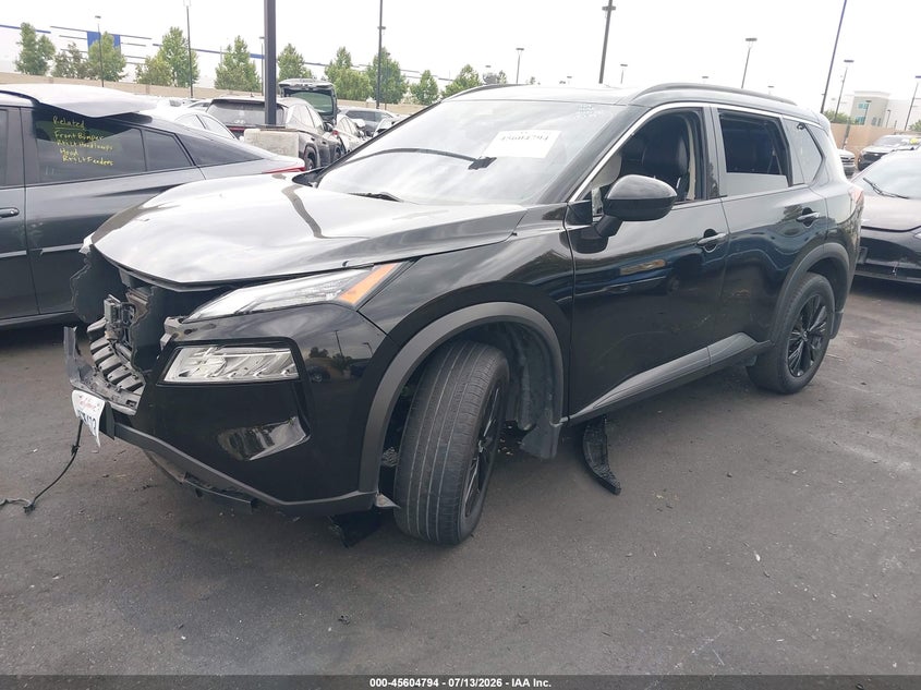 2023 Nissan Rogue Sv Fwd, Right Front, IAAI, VIN JN8BT3BA3PW004711 — photo 2