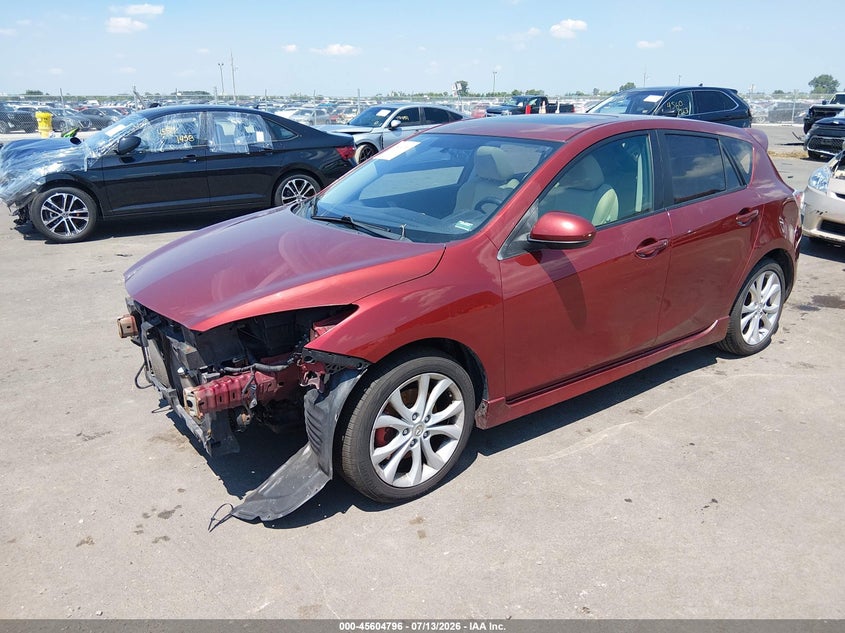 2010 Mazda 3, Front End, IAAI, VIN JM1BL1H66A1304749 — photo 2