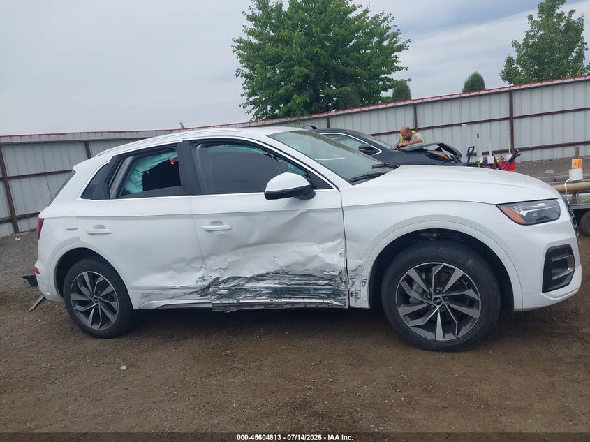 2021 Audi Q5 Premium Plus 45 Tfsi Quattro S Tronic VIN: WA1BAAFY1M2105983 Lot: 45604813