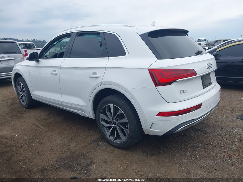 Vin: wa1baafy1m2105983, lot: 46103236, audi q5 premium plus 45 tfsi quattro s tronic 20213