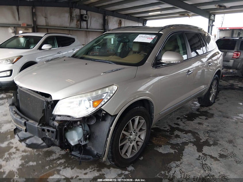 Vin: 5gakrckd7dj230605, lot: 46103242, buick enclave leather 20132