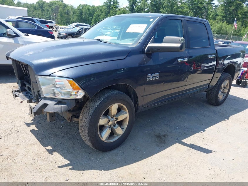 Vin: 1c6rr7lg6hs850530, lot: 46103254, ram 1500 big horn  4x4 5'7 box 20172
