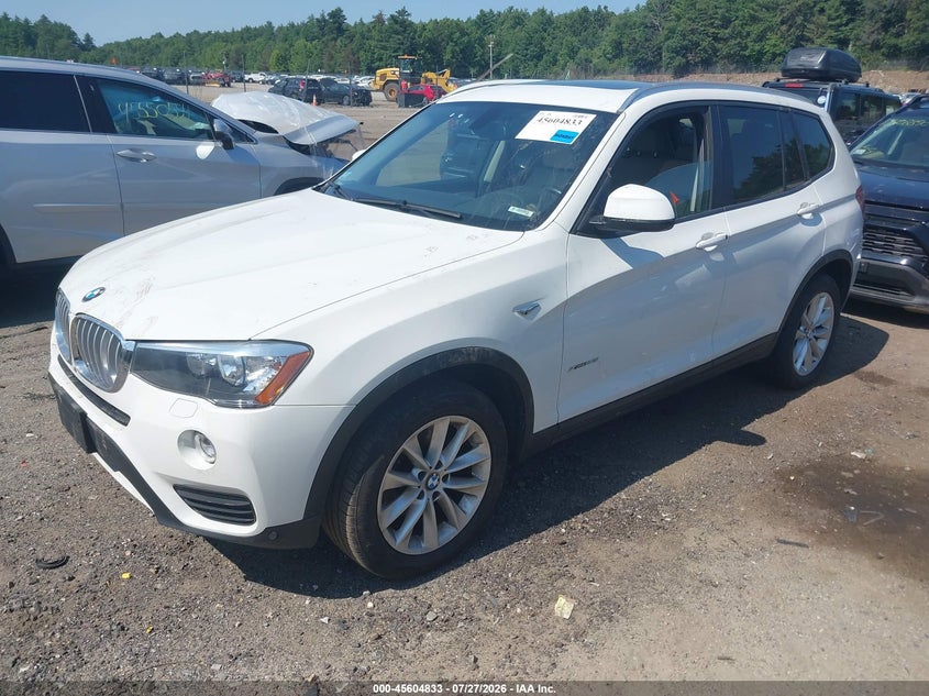Vin: 5uxwx9c38h0t23920, lot: 46103256, bmw x3 xdrive28i 20172