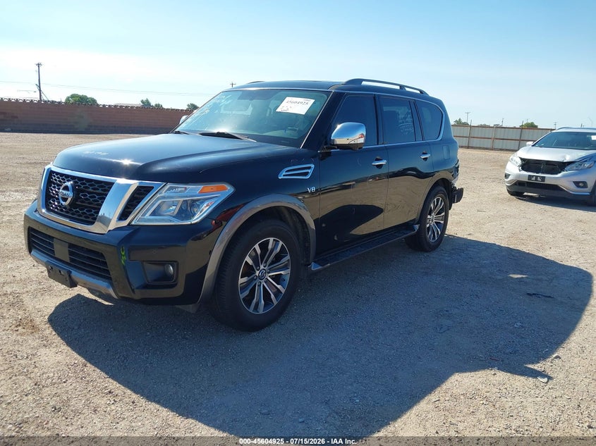 2019 Nissan Armada, Лівий зад, IAAI, VIN JN8AY2ND6K9087894 — фото 2