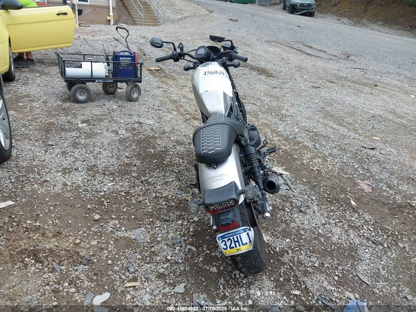 2022 Honda Cmx500 A2 VIN: MLHPC5648N5100917 Lot: 45604932