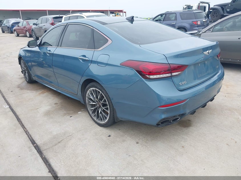 Vin: kmhgn4jb3ju240835, lot: 46103371, genesis g80 3.3t sport 20183