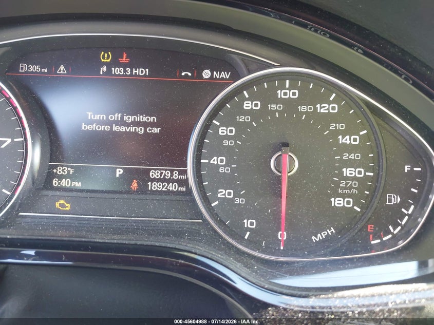 2015 AUDI A8 L auction photo 7