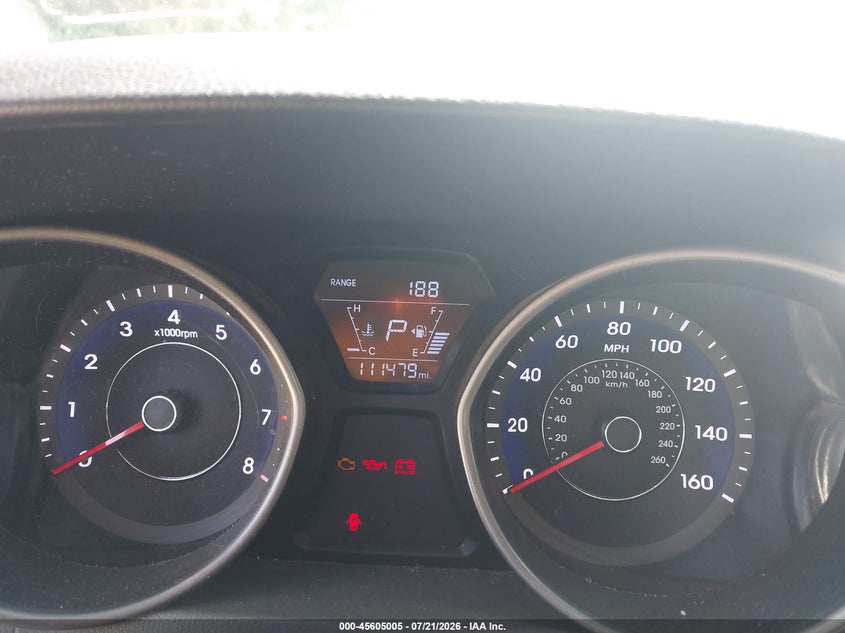 2014 Hyundai Elantra Se VIN: 5NPDH4AE3EH461103 Lot: 45605005