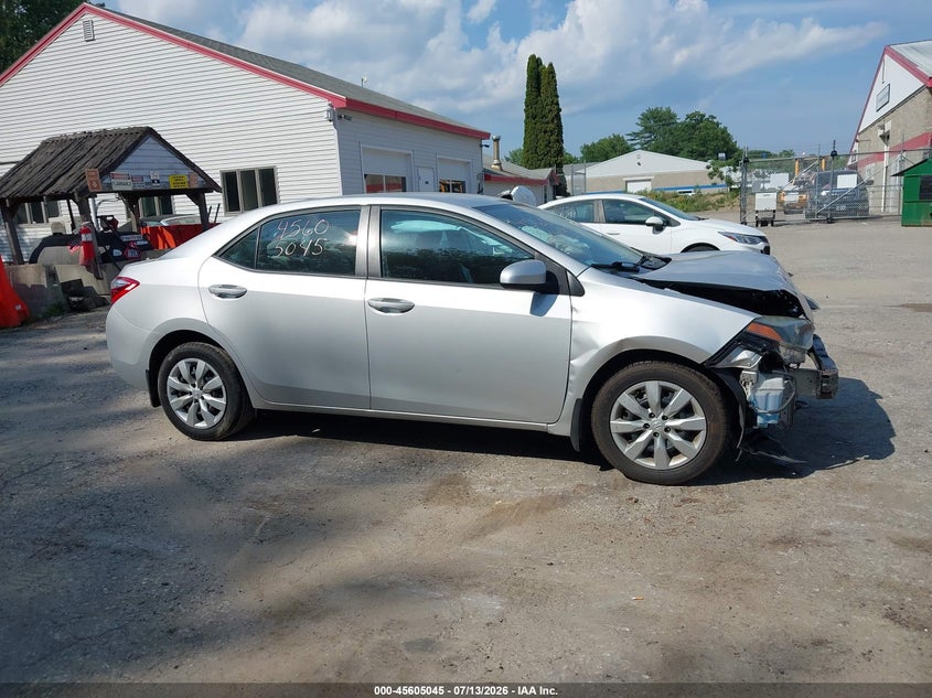 2014 TOYOTA COROLLA SEDAN 1.8L I-4 DOHC, VVT, 132HP