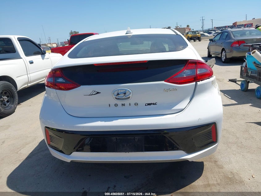 2017 Hyundai Ioniq Hybrid Sel VIN: KMHC75LCXHU047614 Lot: 45605051